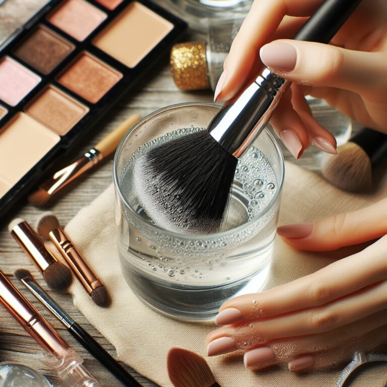 Can you use micellar water to clean makeup brushes?